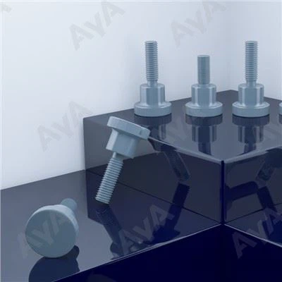 Tornillos de cabeza moleteada